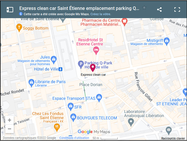 Emplacement de Express-clean-car Saint-Étienne  lavage automobile